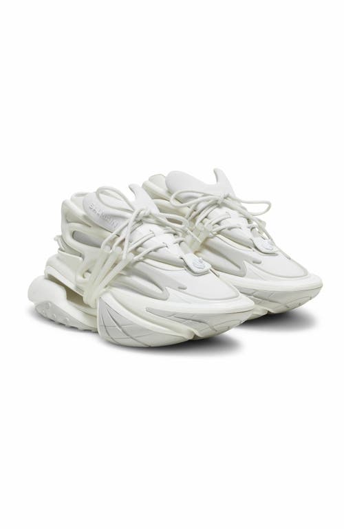 Balmain Unicorn Trainers In Neoprene And Leather