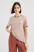 Brunello Cucinelli Striped jersey T-shirt