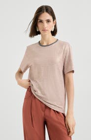 Brunello Cucinelli Striped jersey T-shirt