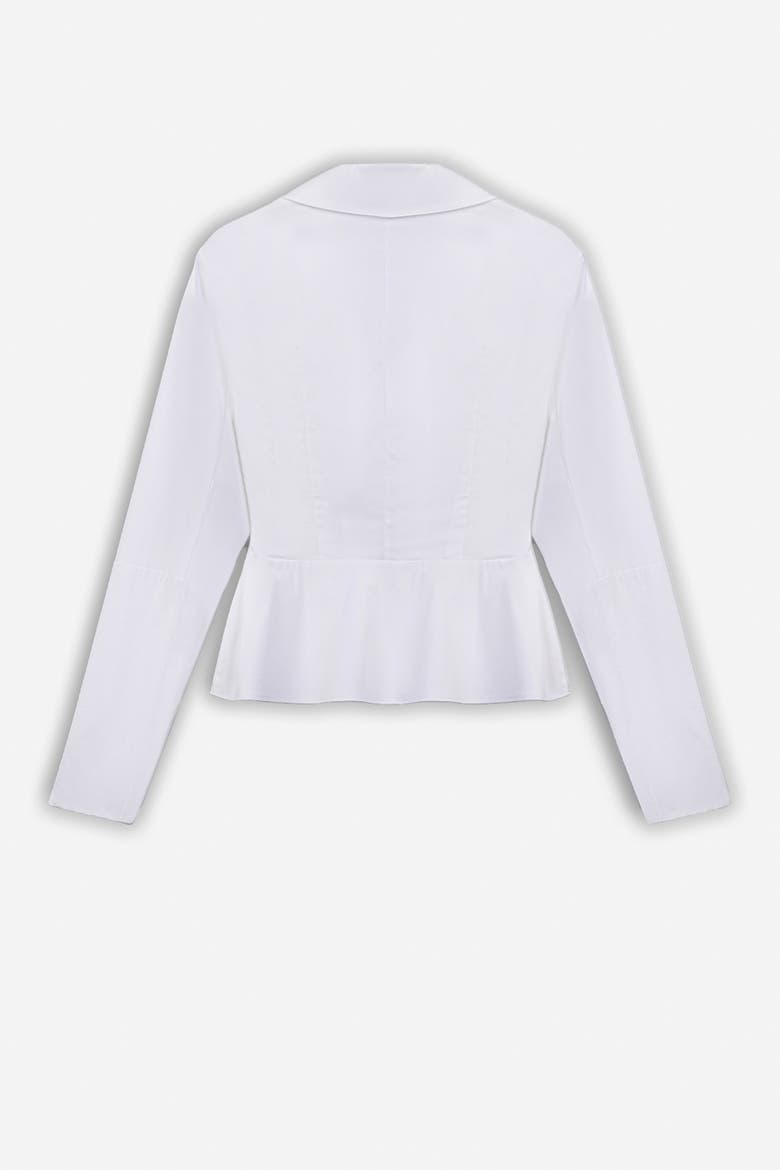 Pleat Detail Shirt, Alternate, color, White