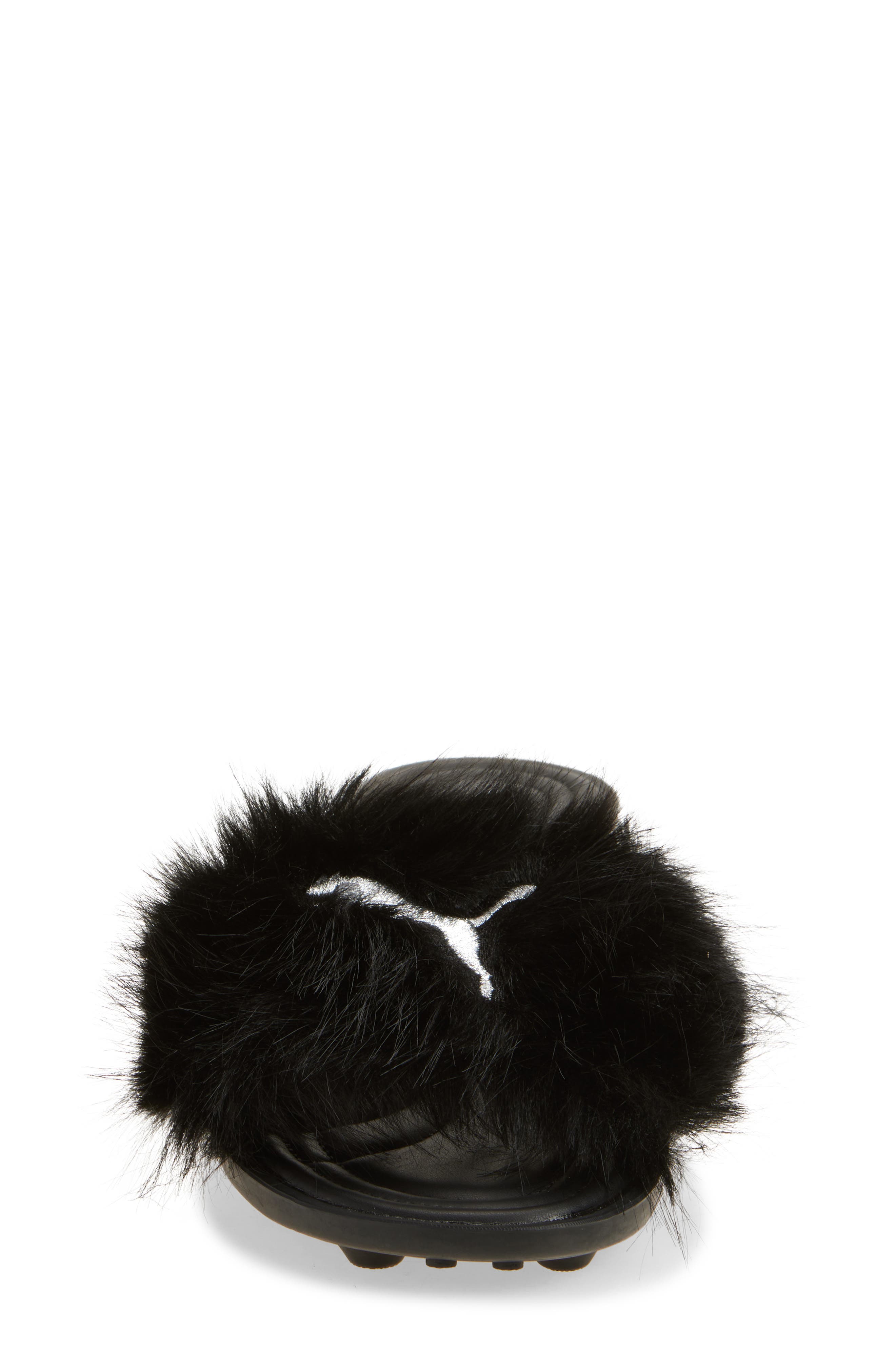 PUMA x Fenty Chic Slide, Alternate, color, Puma Black/ Puma Silver