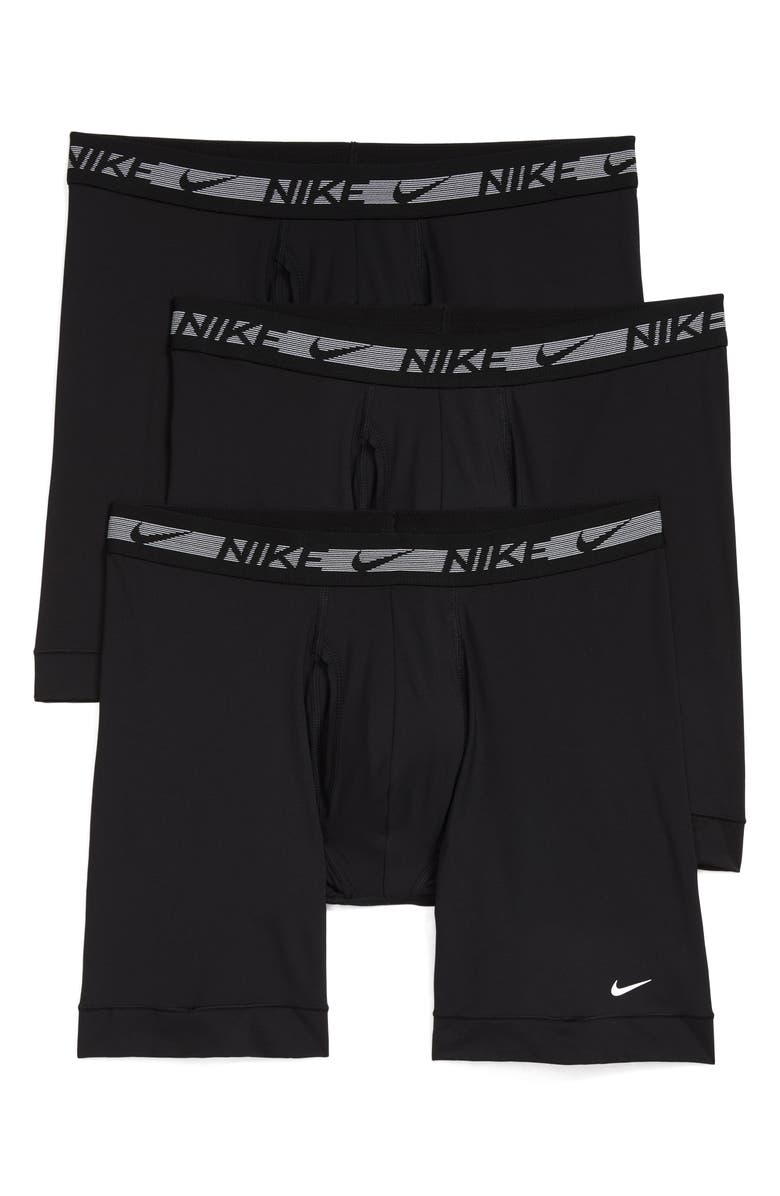 Nike 3-Pack Dri-FIT Ultra Stretch Micro Long Leg Boxer Briefs, Alternate, color,