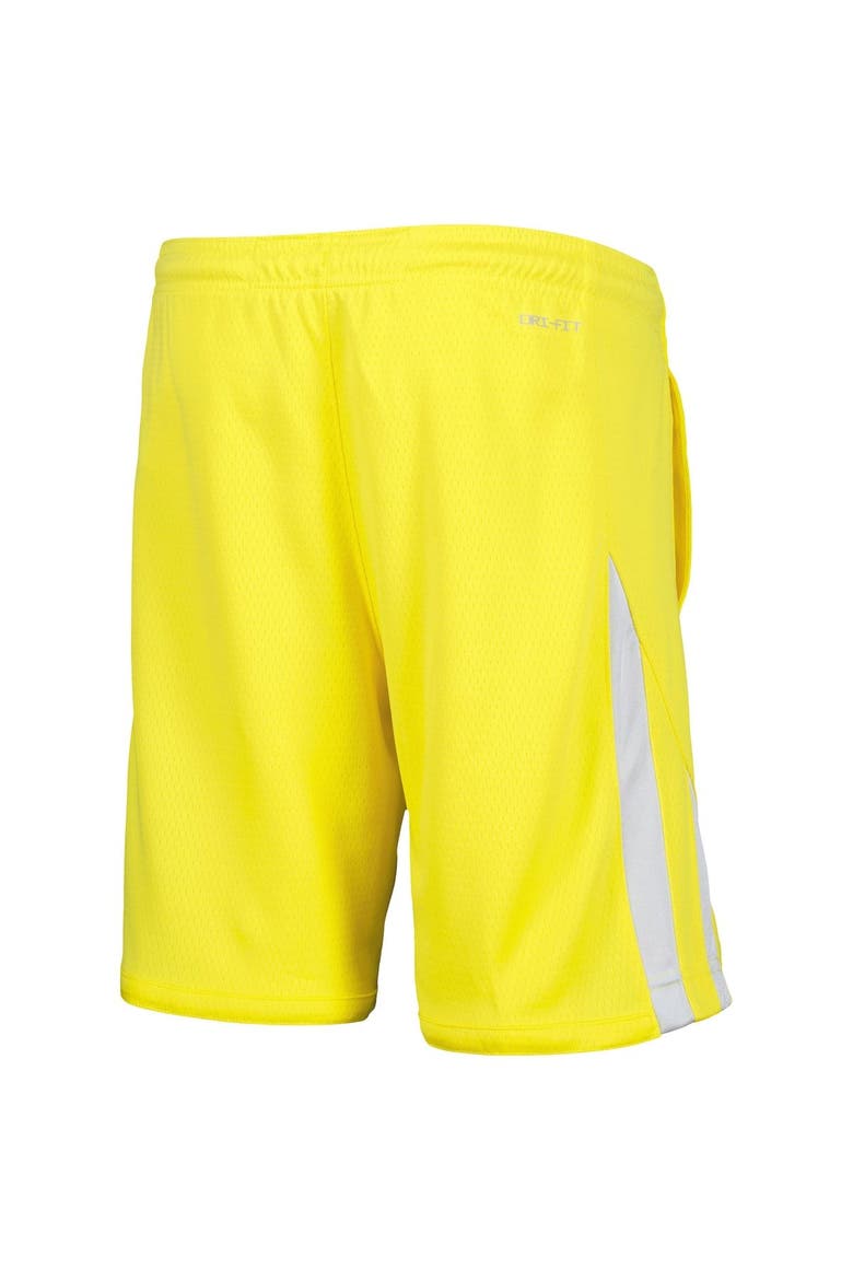 Youth Nike Gold Utah Jazz Icon Swingman Performance Shorts, Alternate, color, Gold