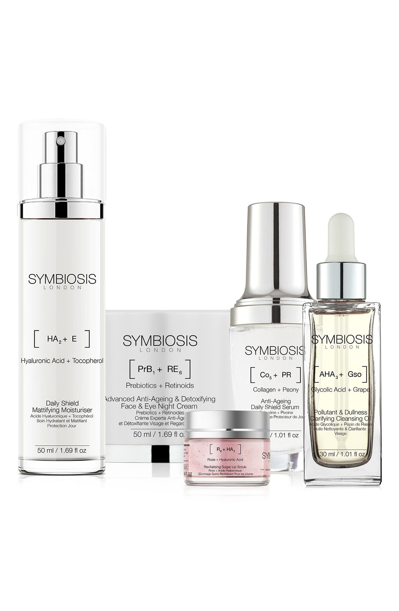 SYMBIOSIS BUNDLE Antioxidant & Protection Shield - 5-Piece Set (Women ...