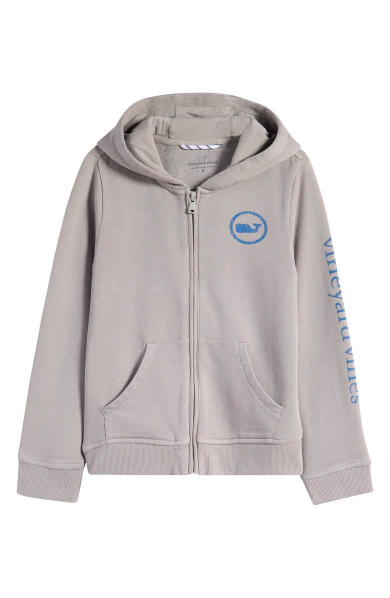 vineyard vines Kids' French Terry Zip Hoodie, Main, color, 