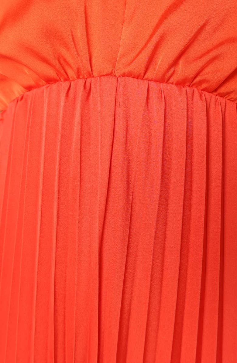 Petal & Pup Krista Long Sleeve Gradient Wide Leg Jumpsuit, Alternate, color, Red