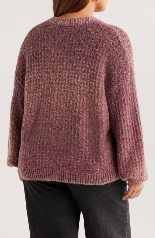 Treasure & Bond Textured V-neck Cardigan In Brown