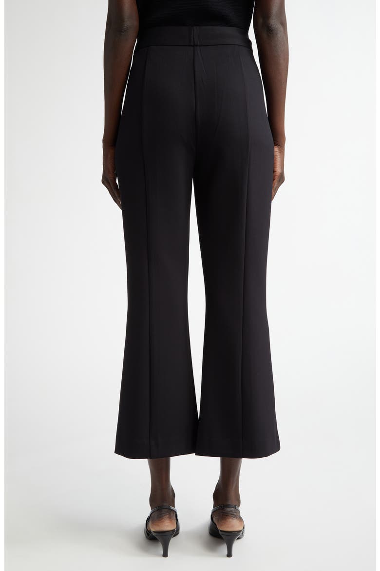Double Knit Flare Pants, Alternate, color, BK00 BLACK