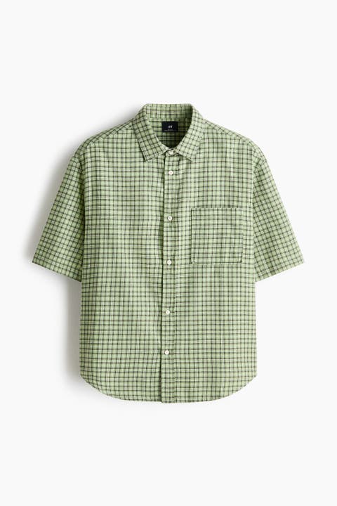Relaxed Fit Cotton Flannel Shirt
