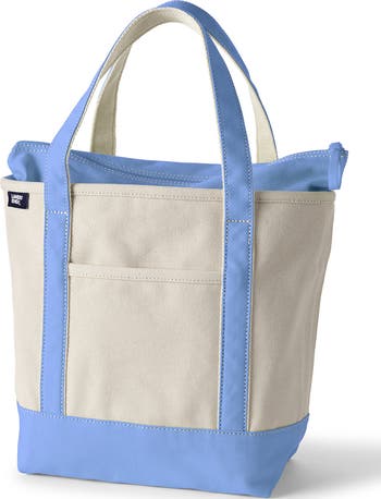 Lands' End Zip Top Canvas Tote Bag | Nordstrom