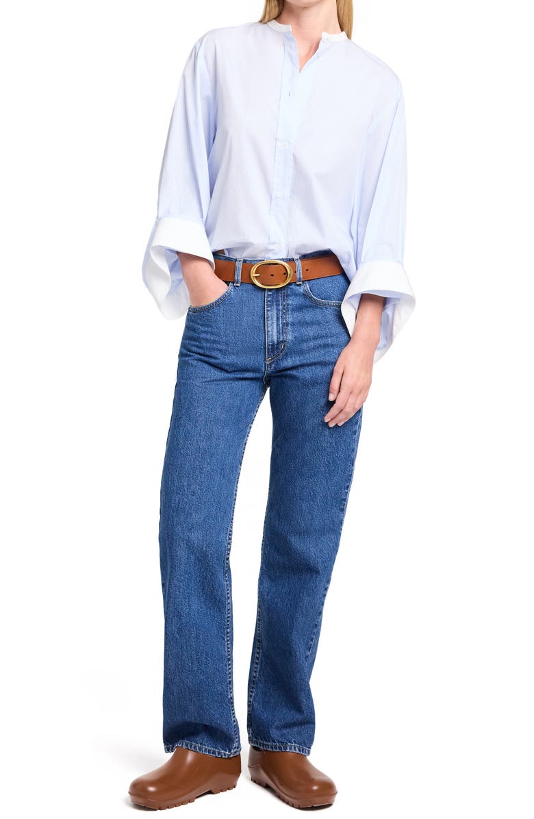 TWP Kent High Waist Straight Leg Jeans, Alternate, color, Paris