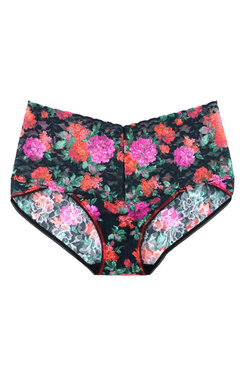 Hanky Panky Floral Retro Lace Vikini, Alternate, color, Autobiography