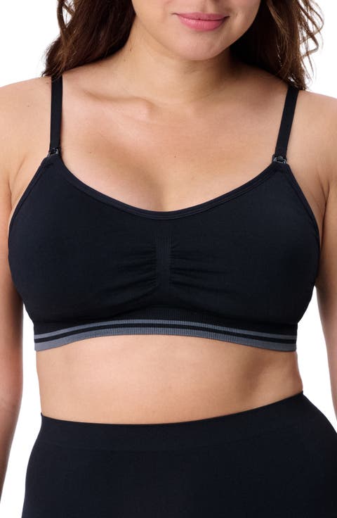 Motherhood Women's Maternity Seamless Nursing and Hands-Free Pumping Bra