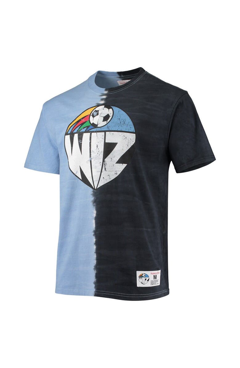 Mitchell & Ness Men's Mitchell & Ness Sky Blue Kansas City Wiz Vertical Tie-Dye Top, Alternate, color, Blue