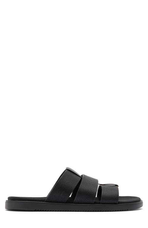 Steve Madden Shoal Slide Sandal In Black