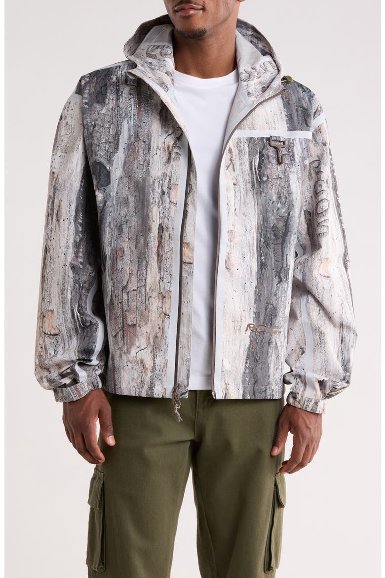 Sequoia Hooded Waterproof Jacket, Main, color, TREE BARK