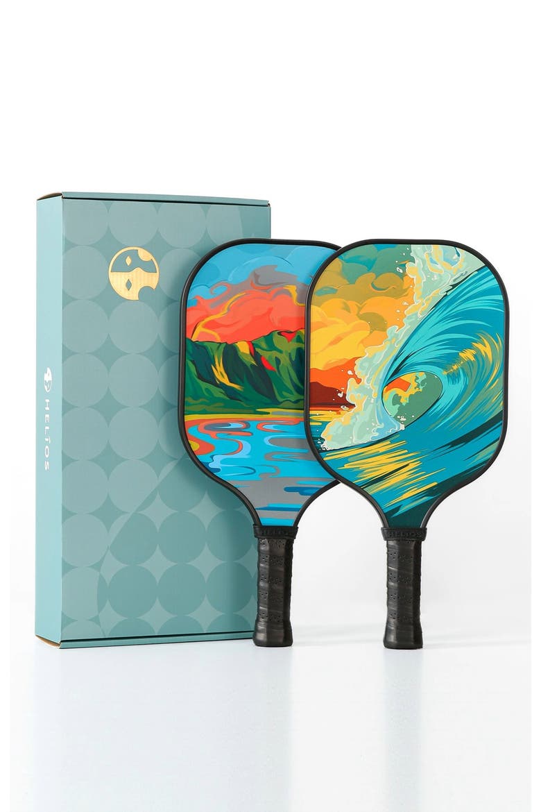 The HAWAII Pro Pickleball Paddle Set, Main, color, O'ahu Black