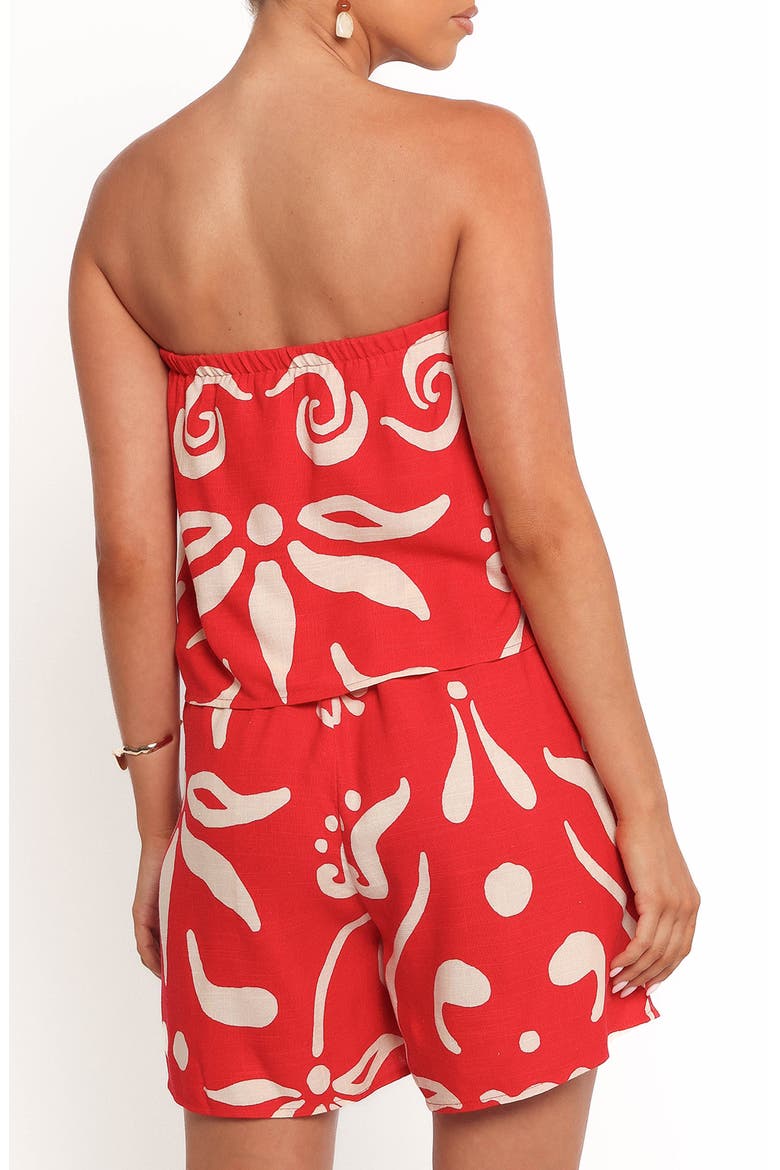 Herbie Strapless Romper, Alternate, color, SUNBURST