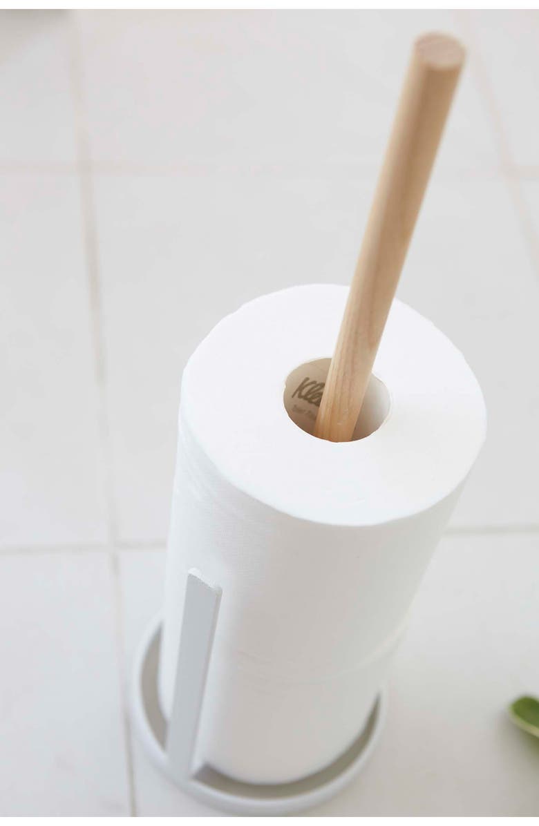 Yamazaki Toilet Paper Stocker, Alternate, color, White