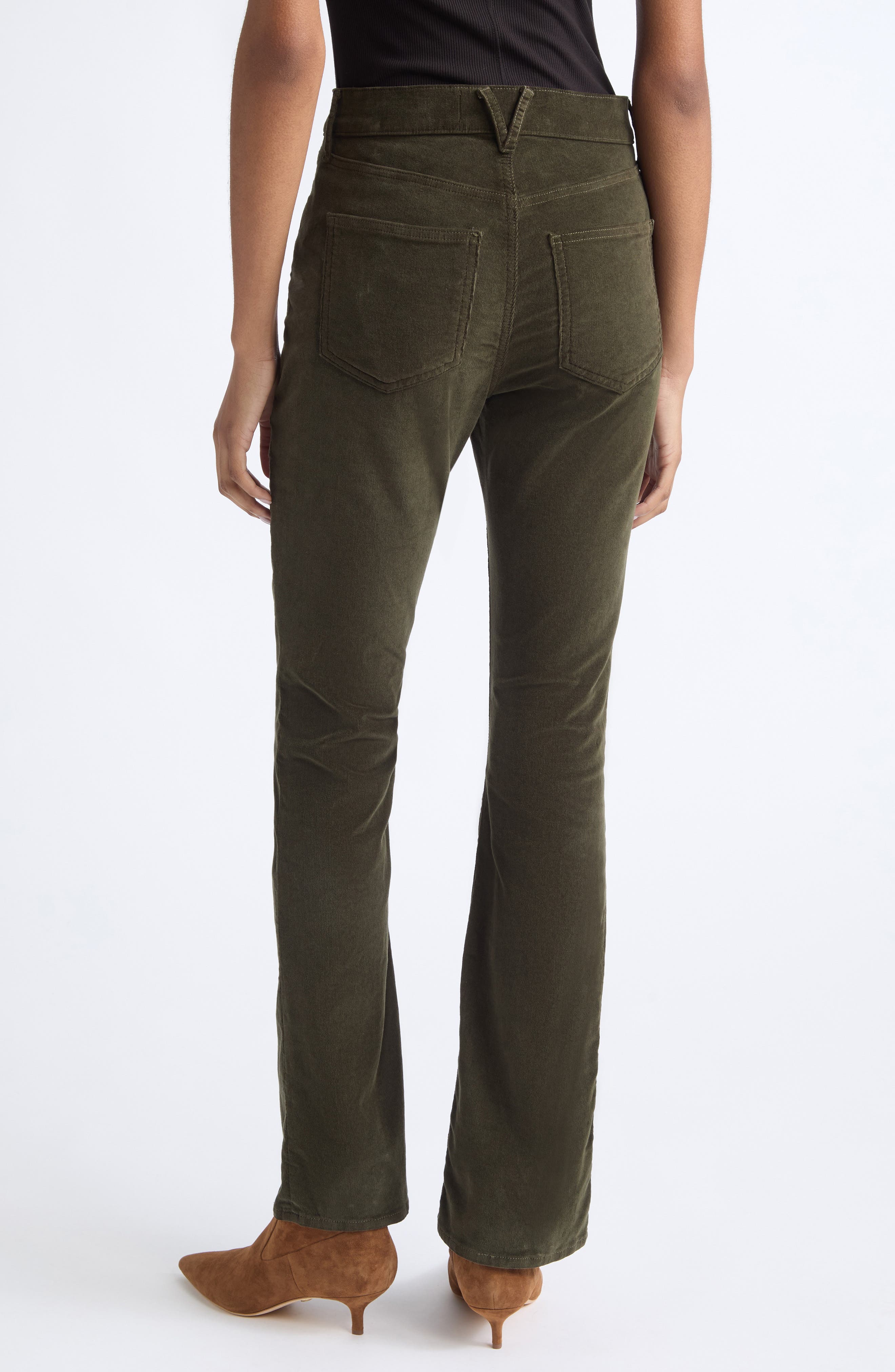 Veronica Beard Cameron Mid Rise Bootcut Corduroy Pants (Women) | Nordstrom