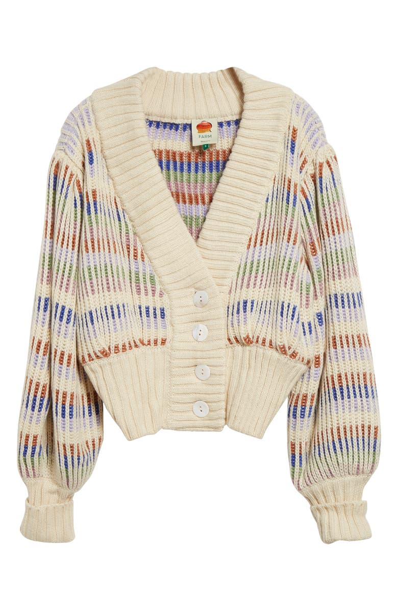 FARM Rio Bold Stitch Cardigan, Alternate, color,