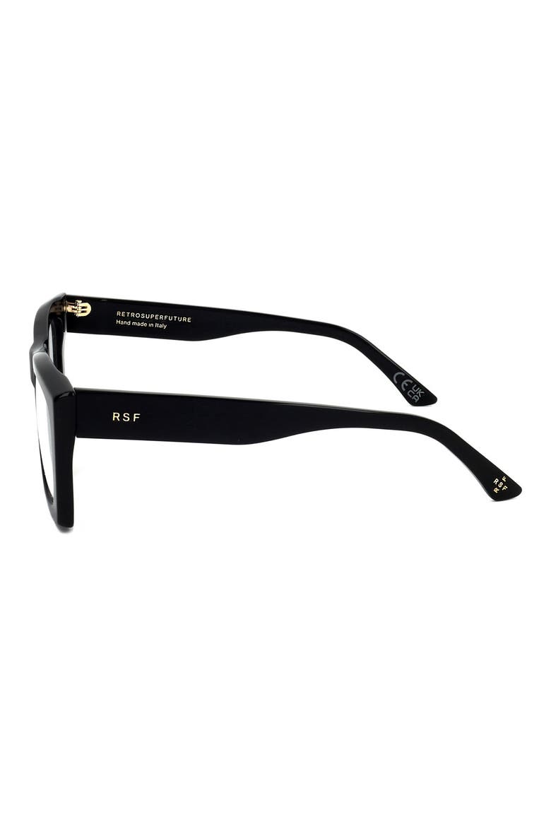 50mm Cat Eye Reading Glasses, Alternate, color, BLACK