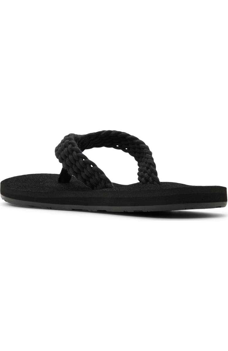 Roxy Porto III Flip Flop, Alternate, color, Black