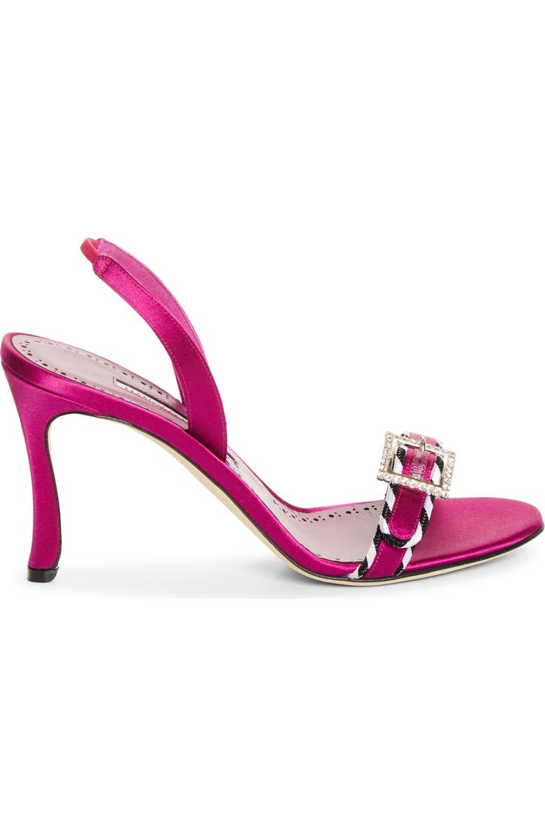 Manolo Blahnik Sumbasan Buckle Slingback Sandal, Alternate, color,