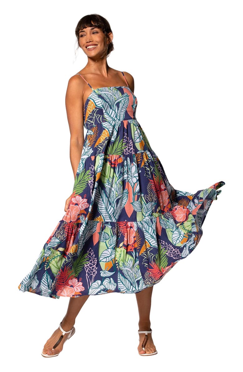 Tori Richard Enchanting Kandence Dress, Alternate, color, 