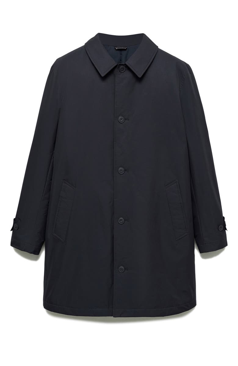 MANGO Water Repellent Trench Coat, Alternate, color, 