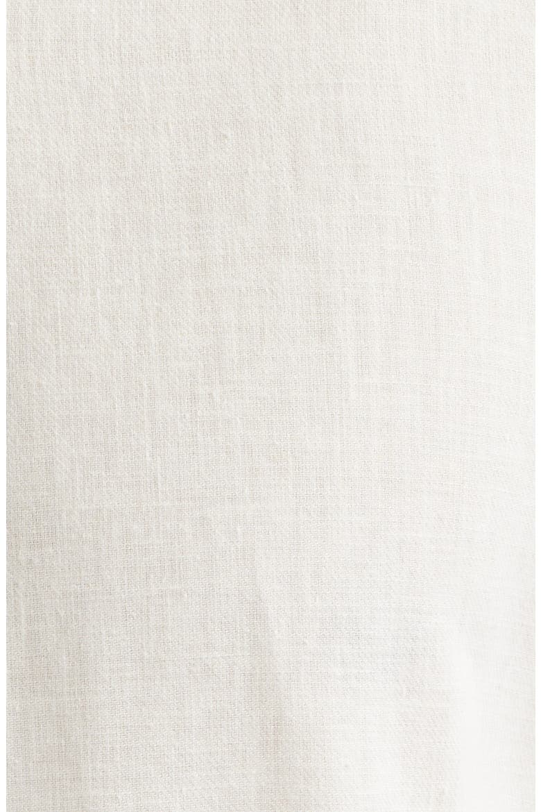 Maxwell Cotton & Linen Button-Up Shirt, Alternate, color, WHITE