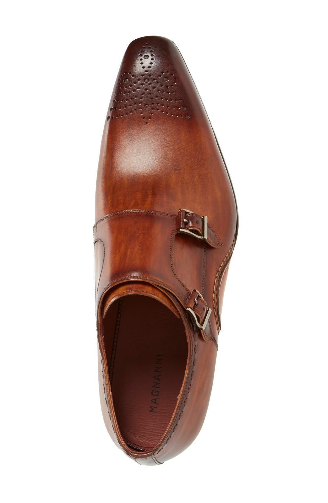 Magnanni 'Apolo' Double Monk Strap Shoe, Alternate, color, 