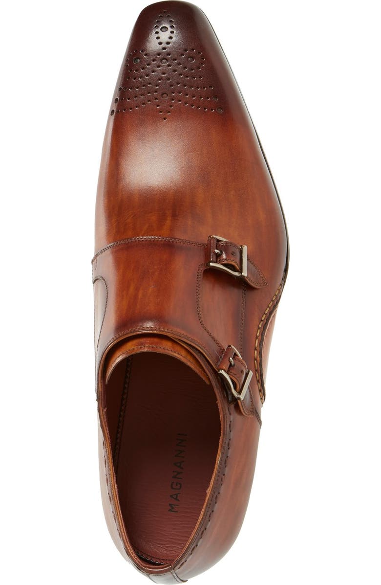 Magnanni 'Apolo' Double Monk Strap Shoe, Alternate, color,