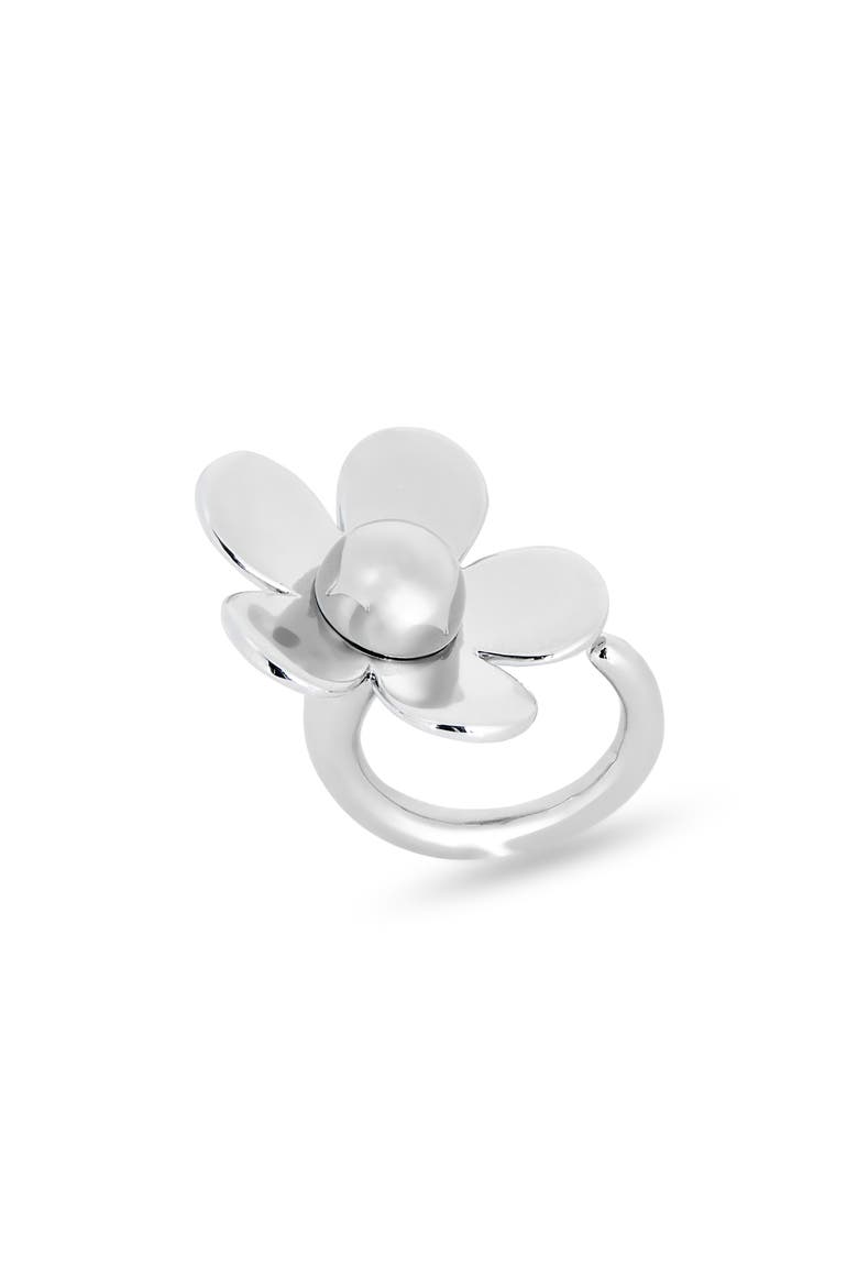 Daisy Ring, Main, color, SILVER