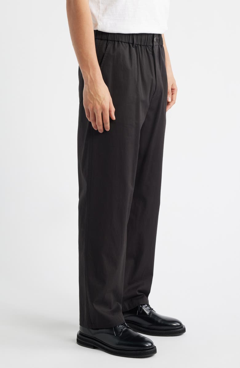 FRAME Relaxed Cotton Pants, Alternate, color, Washed Black