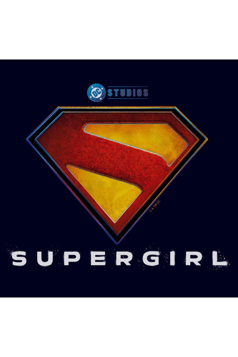 Men's Supergirl New Official Logo  Graphic T-Shirt, Alternate, color, Navy Blue