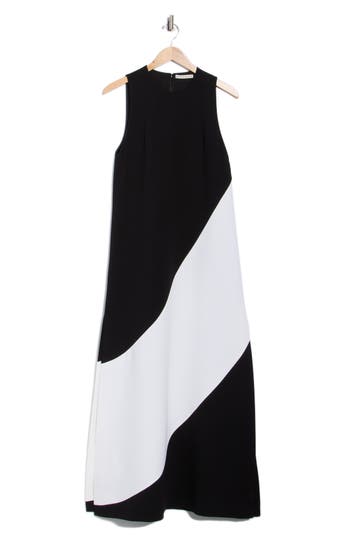 Alice And Olivia Kate Midi Dress In Black