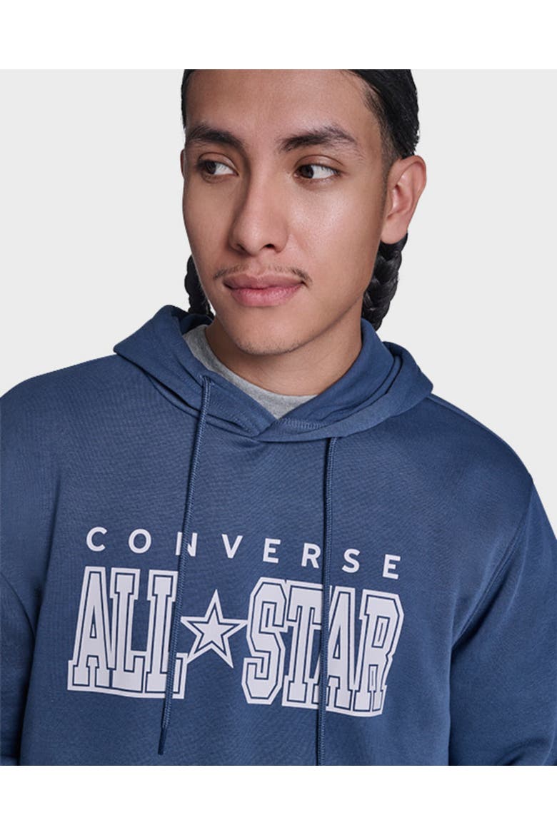 All Star Pullover Hoodie, Alternate, color, CONVERSE NAVY