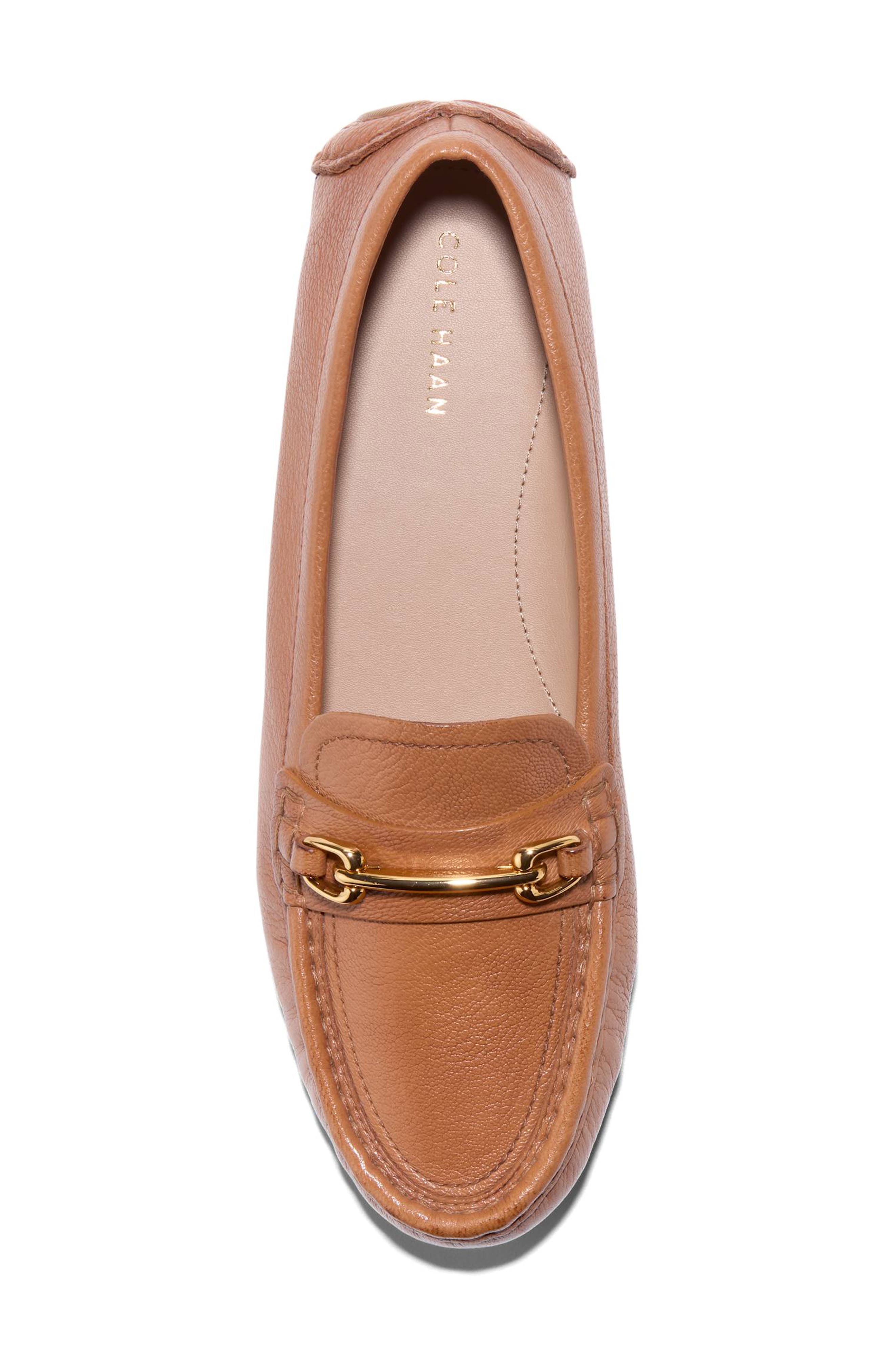 Emeryn Horsebit Driver Loafer, Alternate, color, DARK CARAMEL LEATHER