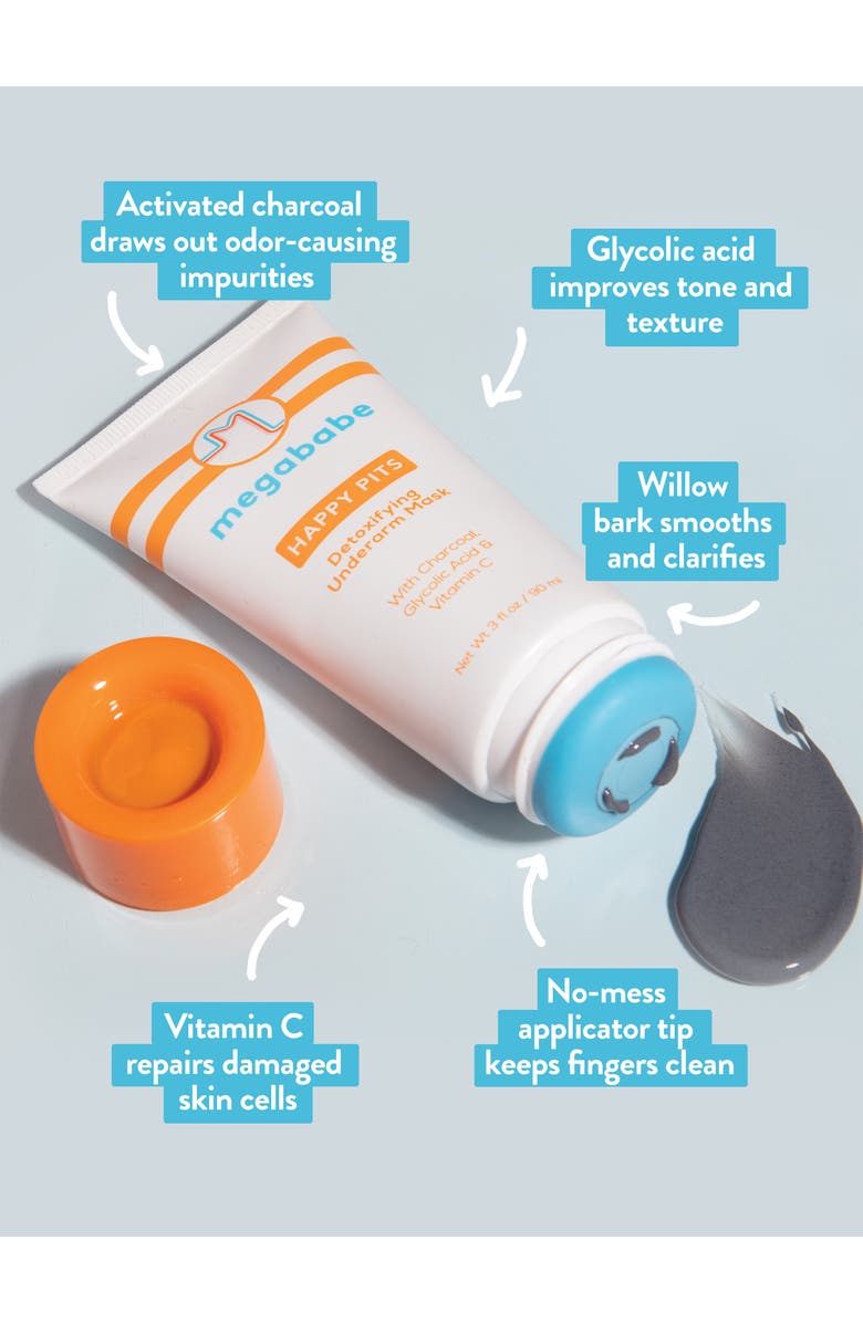 Megababe Happy Pits Detoxifying Underarm Mask, Alternate, color, 