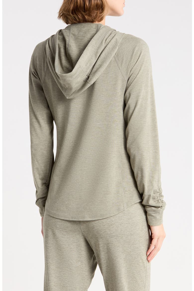Space Dye Raglan Sleeve Full Zip Hoodie, Alternate, color, BAY LEAF