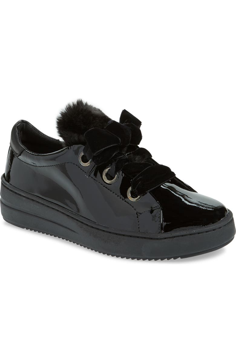 The FLEXX Groove Faux-Shearling Trim Sneaker, Main, color,