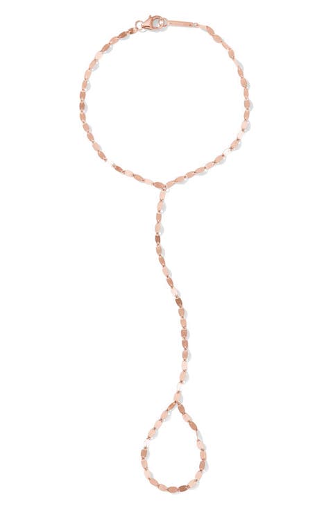 14K Gold Mega Gloss Hand Chain