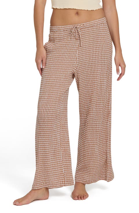 Wanderer Bitty Check Drawstring Pants