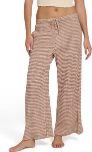Billabong Wanderer Bitty Check Drawstring Pants