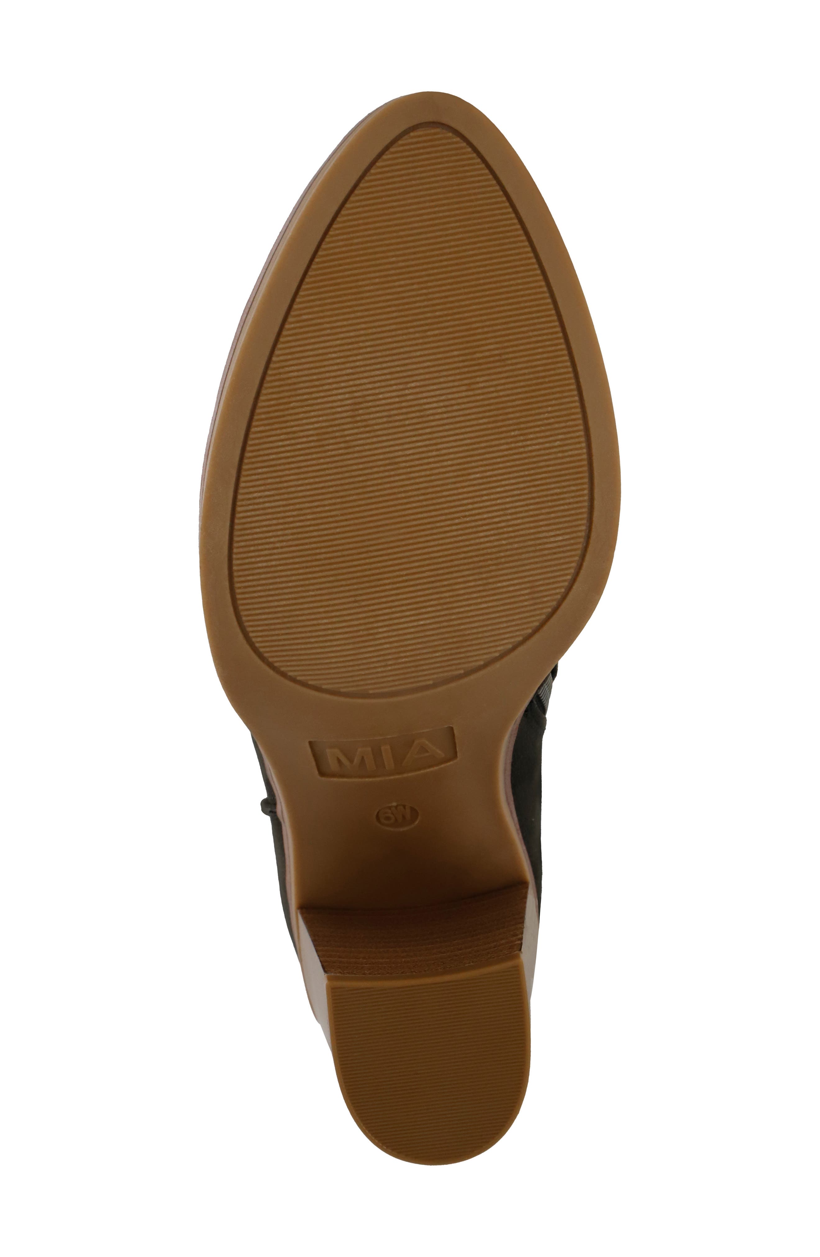 MIA Barby Block Heel Bootie, Alternate, color, Black Brus