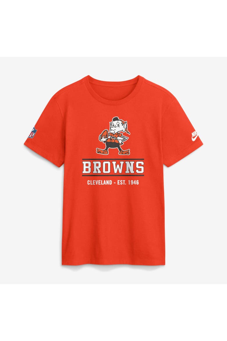 Men's Nike Orange Cleveland Browns Sideline Alternate Final Sprint Dri-FIT T-Shirt, Main, color, Orange