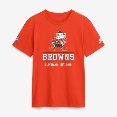 Men's Nike Orange Cleveland Browns Sideline Alternate Final Sprint Dri-FIT T-Shirt