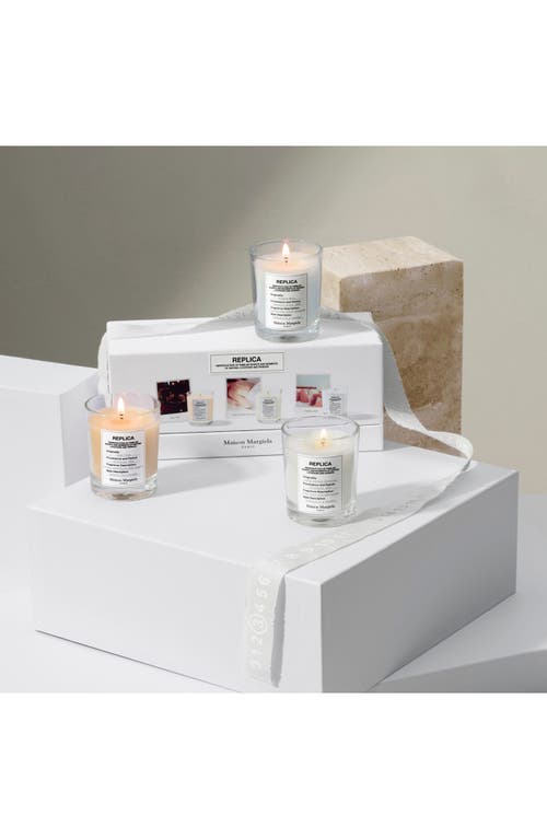 MAISON MARGIELA MAISON MARGIELA REPLICA 3-PIECE SCENTED CANDLE SET (LIMITED EDITION) $126 VALUE