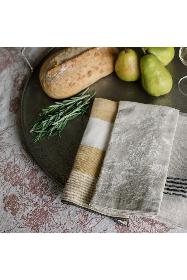 Natural Wheat Cloth Napkins, Alternate, color, Ivory
